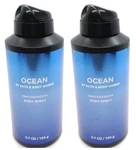 2-PACK Bath & Body Works Ocean Spray For Men's Collection 3.7 Oz Each. Fixed Price $18.90.