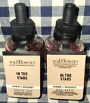 2-PACK New In The Stars Wallflower Refill Bulbs Sealed 0.8 Oz Bath & Body Works. Fixed Price $26.00.