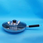 Mirro Get Grip Aluminum Nonstick 12-INCH Fry Pan / Saute With Glass Lid. Fixed Price $33.60.