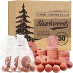 Cedar Blocks For Clothes Storage 50 Pack - 100% Natural Aromatic Rings And. Fixed Price $17.99.