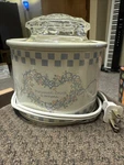 Vintage Potpourri Electric Crock Rival Model 3206 Retro 80S Floral Hearts. Fixed Price $29.95.