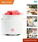 Long-lasting Aromatherapy Wax Warmer For Home & Office Decor Gift Boxed. Fixed Price $20.99.