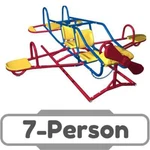 Lifetime Airplane Teeter Totter Ace Flyer 151110 Primary Color Kids Double Play. Fixed Price $454.53.