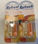 2-4PK Refresh Your Car Auto Vent Sticks Air Freshener Mango & Pina Colada Scents. Fixed Price $9.50.
