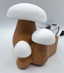 Scentsy Forest Forage Mushroom Wax Melt Warmer Wood Grain Cottage Core. Fixed Price $49.99.