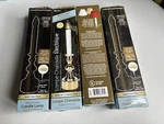 Darice Welcome Candle Lamp Electric On Off Switch Gold Color Base With Box Vtg. Fixed Price $40.00.