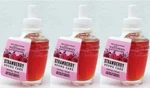 3 Bath Body Works Strawberry Pound Cake Wallflowers Scented Oil Bulb Refills. Fixed Price $27.59.