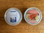 Two Yankee Candle Scenterpiece Easy Meltcups; Strawberry Lemon, Life's Breeze. Fixed Price $16.97.