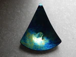 Unique Iridescent Blue And Green Kheops International Incense Holder, Burner. Fixed Price $9.99.