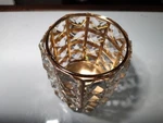Wrought Iron Crystal Wax Melt Warmer Replacement Bottom Part Only 4.5". Fixed Price $5.40.