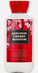 Bath & Body Works Japanese Cherry Blossom Lotion Moisturizer Cream 8Z. Fixed Price $17.99.