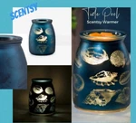 Scentsy Tide Pool Warmer Nautical Beach Seashells Blue Frosted Glass Glow New. Fixed Price $40.00.
