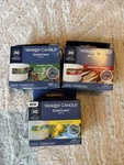 Yankee Candle Scent Light Refill Clean Cotton Three Pack Combo. Fixed Price $40.00.