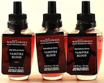 Qty 3 - Bath & Body Works Vampire Blood Wallflowers Home Fragrance Oil Refills. Fixed Price $19.97.