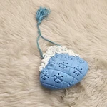 Avon Closet Scenter Blue White Plastic Tassel Hanger Cherubs Angels Sachet. Fixed Price $9.60.