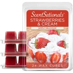 Scentsationals Strawberry Whipped Cream Wax Melts 2.5OZ Pack Of 4 American Made. Fixed Price $21.09.