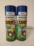Ford Blue Gloss Spray Paint Rust-oleum Farm Implement Tractor Enamel 12OZ Pk. Fixed Price $29.99.
