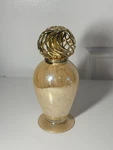 La-tee-da! Diffuser Glass Art Beige/gold,full Effusion Lamp Fragrance Bottle. Fixed Price $11.99.