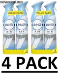 4 Pack - Febreze 8.8 Oz. Linen And Sky Scent Air Freshener Spray (total 35.2 Oz). Fixed Price $18.84.