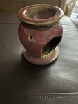 Partylite Moroccan Aroma Wax Warmer Red Burgundy Tea Light Burner.. Fixed Price $21.99.