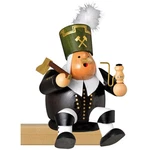 New Box - Kwo Miner, Sitting, Oversize Smoker 10.6" Incense. Fixed Price $194.50.