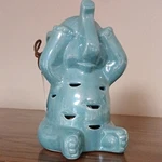 Gc Ceramic Hand Painted Elephant Potpourri Holder Blue Rainforest Jasmine. Fixed Price $11.88.