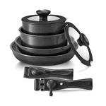 Bezia Induction Cookware With Healthy Ceramic Coating, Camping Pots... Fast Ship. Fixed Price $100.10.