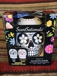 Scentsationals Day Of The Dead Black & White 3D Color Changing Wax Warmer. Fixed Price $19.99.