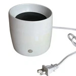 Intertek White Ceramic Iridescent Glace Candle Wax Warmer Air Fresh Electric 4. Fixed Price $21.21.