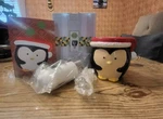 Scentsy Plug Nightlight Wax Warmer New Penguin Baby Tux Christmas Santa Hat. Fixed Price $24.99.