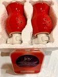Joy Mangano Forever Fragrant Pluggable Wax Warmer -apple Cinnamon (2-PACK). Fixed Price $24.99.