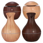 Essential Oil Diffuser Humidifier Aromatherapy Wood Grain Vase 130ML Led. Fixed Price $10.98.