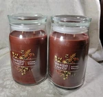 Yankee Candle Autumn Wreath Signature 2-WICK Large Tumbler Set Of New. Fixed Price $44.99.