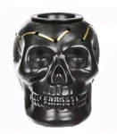 Black Ceramic Skull Electric Wax Warmer, 5"L 6"W 5.5"H, By Way To Celebrate. Fixed Price $11.98.