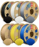 Overture 6KG Bundle Matte Pla 3D Printer Filament 1.75MM, Surface & Low .... Fixed Price $92.81.