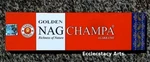 Golden Nag Champa Incense Sticks - Vijayshree Agarbathies Handmade India 100G. Fixed Price $5.75.