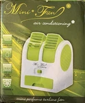 Mini Fan Air Conditioner Usb Rechargeable Water Cooled Fragrance (pink Or Blue). Fixed Price $21.49.