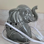 Rimports Inc. Elephant Ceramic Electric Oil/wax Warmer Gray BH16-060-999-11. Fixed Price $12.00.
