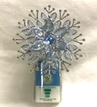 Bath & Body Works Blue Snowflake - Scent Control Wallflower Plug Night Light. Fixed Price $23.99.