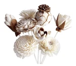 8 Mixed Sola Flower Reed Diffuser By Plawanature.. Fixed Price $45.54.