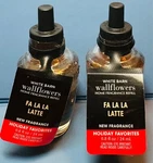 New -fa Latte 2X Wallflower Refill Bulb Bath & Body Works -free Ship. Fixed Price $18.00.