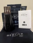 Maison Berger Paris Urban Blue Grey Fragrance Lampe Set Silver New Open Box. Fixed Price $95.99.