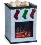 Candle Warmers Illumination Holiday Fireplace Light-up Wax Warmer, Lot Of 2 Nib. Fixed Price $23.99.