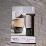 Better Homes & Gardens Mini Lamp Fragrance Wax Warmer Blue Green Cream Shade New. Fixed Price $20.00.