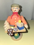 Vintage Wooden Smoker Incense Burner Erzgebirgische Volkskunst Toy Seller 5.75". Fixed Price $61.22.