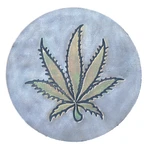 Concrete Marijuana Mold Plaster Cement Pot Leaf Weed Plastic Mould 10" X 3/4". Fixed Price $29.95.