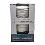 Mainstays Scented Wax Cubes Accent Warmer Wall Plug White Ceramic New Box. Fixed Price $21.99.