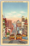 San Francisco California Street Cable Linen Postcard Vintage. Fixed Price $9.50.