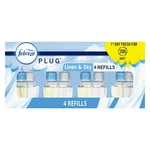 Febreze Plug Air Freshener, Odor-fighting Scented Oil Refill, 4 Refills. Fixed Price $20.80.