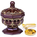 Am Lux Octagon Incense Burner Bakhoor Cone Holder Charcoal Resin .... Fixed Price $62.31.